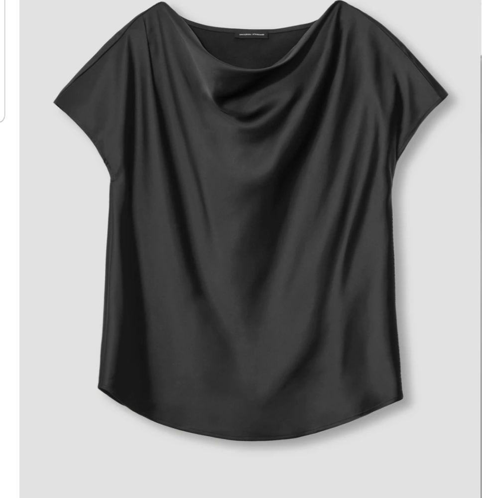 Universal Standard Viva Boatneck Top Black